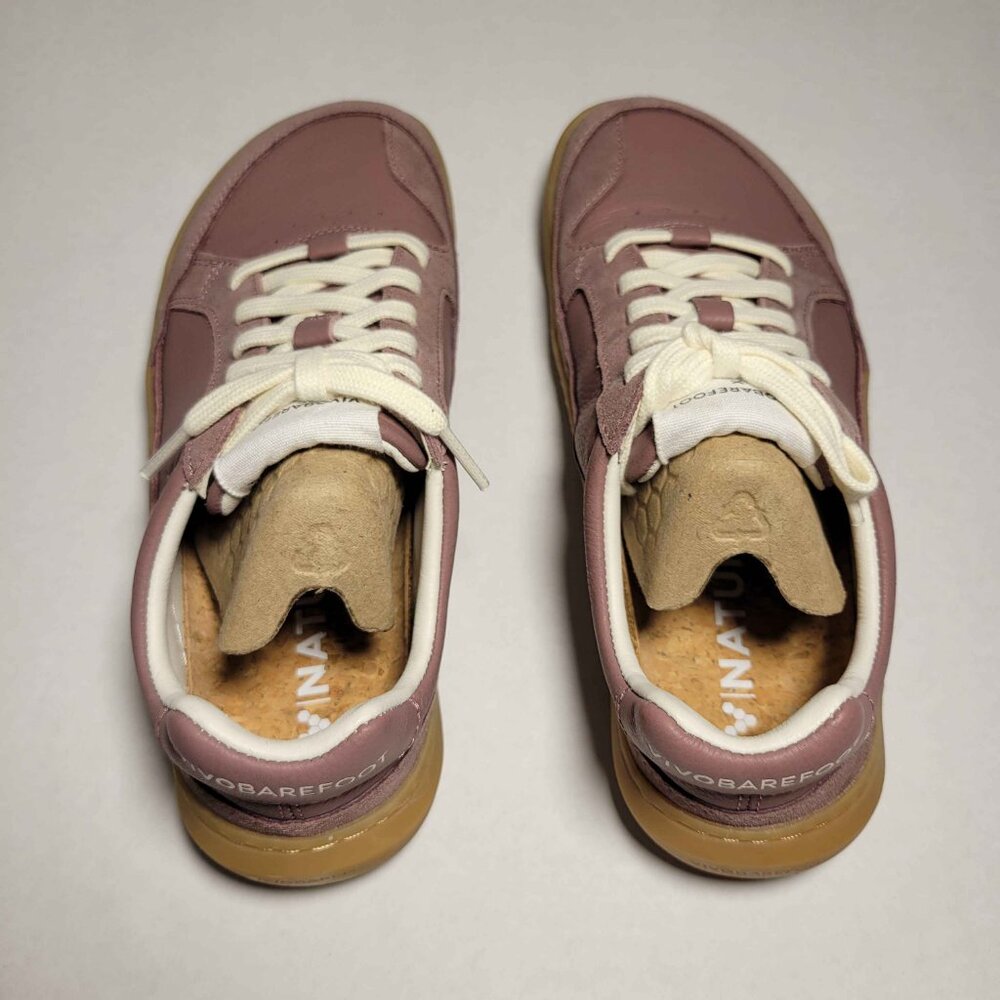 Vivo Barefoot Pink Sneakers with Tan Soles - Picture 4 of 12